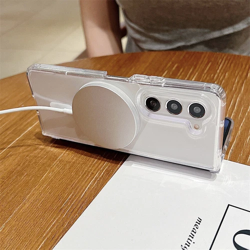 Cover Custodia case Trasparente Antiurto per SAMSUNG Z FLIP 6 Fold 6 wireless - Foto 6 di 11