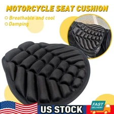 Breathable Motorcycle Gel Seat Cushion Comfort Pillow Pad Cover Pressure Relief