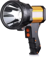 Rechargeable Spotlight,Spot Lights Hand Held 1000,000 Lumens Large Flashlight Ha
