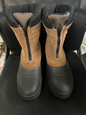 Falls Creek BANFF 22 Brown Suede And Rubber Snow Boots Men's Size 13 NWT