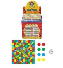 Mini Snakes and Ladders Game Party Bag Fillers - Bulk buy pack of 10