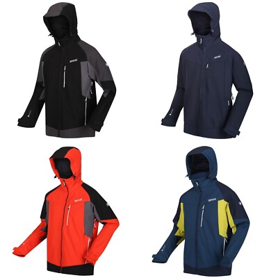 Regatta Softshelljacke Jacke Herren Männer mit abnehmbarer Kapuze Hewitts VII