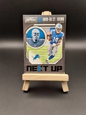 Amon-Ra St. Brown 2021 Panini Playbook - Next Up #NXT-ASB (RC)