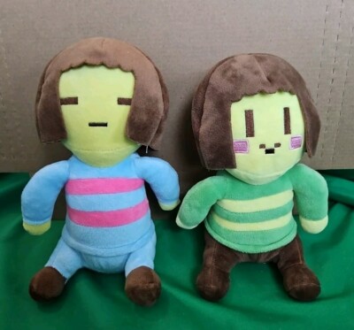 Undertale Plush Set UNOFFICIAL Frisk & Chara (aka Fallen Humans)