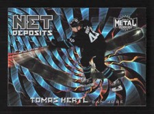 Tomas Hertl  2020 Skybox Metal Universe  Net Deposits San Jose Sharks #ND-24