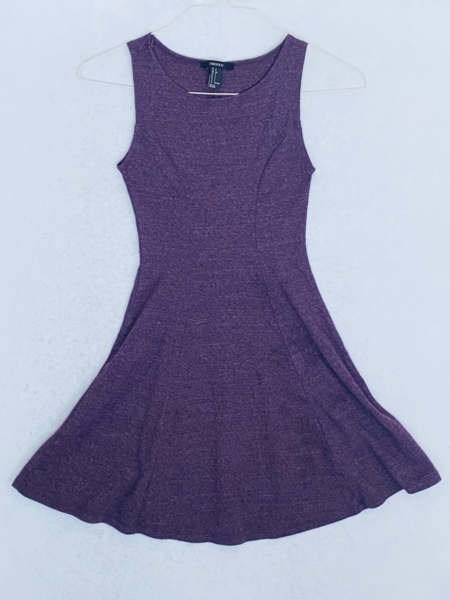 forever 21 purple bodycon dress Forever 21 BodyCon Small Purple Stretchy Sleeveless Dress