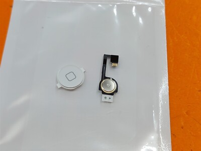      Replacement Apple iPhone 4 Home Button (White) w Flex Ribbon Cable