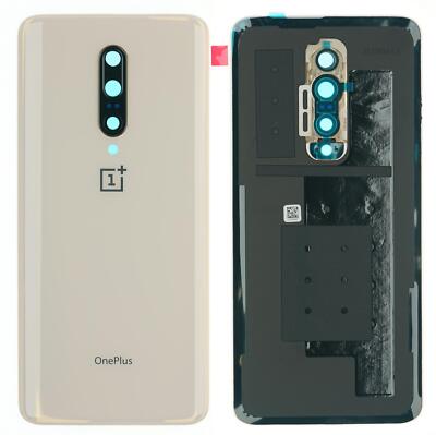 OnePlus 7 Pro Gehäuse Back Cover Deckel Rückseite Kamera Linse Glas gold Almond