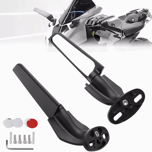 Adjustable Side Mirrors Rearview Wind Wing Mirror For Suzuki GSXR 600 750 1000 - Bild 4 von 20