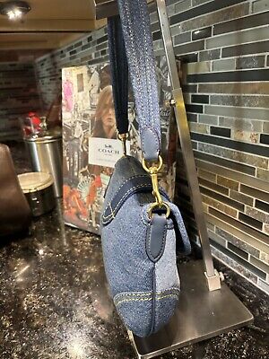 COACH Soho Shoulder Bag in Repurposed Denim CR737 | eBay COACH Soho Shoulder Bag in Repurposed Denim CR737 | eBay