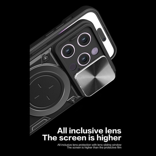 Coque Etui Antichoc Pour iPhone 15 14 Pro Max 13 12 11 Slide Support Armor Case - Photo 11 sur 20