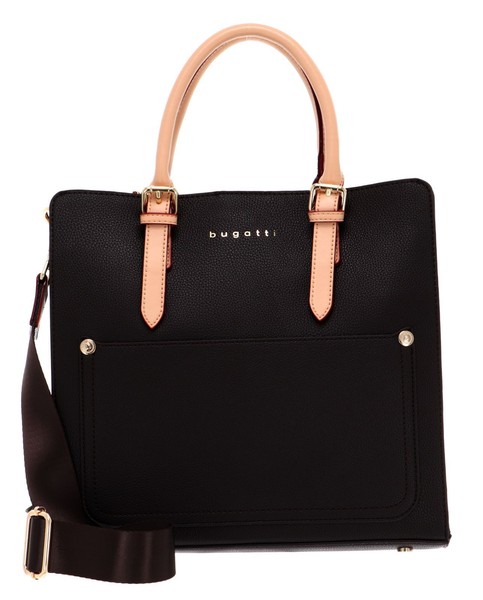 Bugatti Ella Top Handle L Handtasche UmhäNgetasche Tasche Darkbrown Braun Neu-image