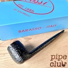 Rossi Mezzanotte Canadian Billiard (8801) Pipe by Savinelli - (No Filter) New