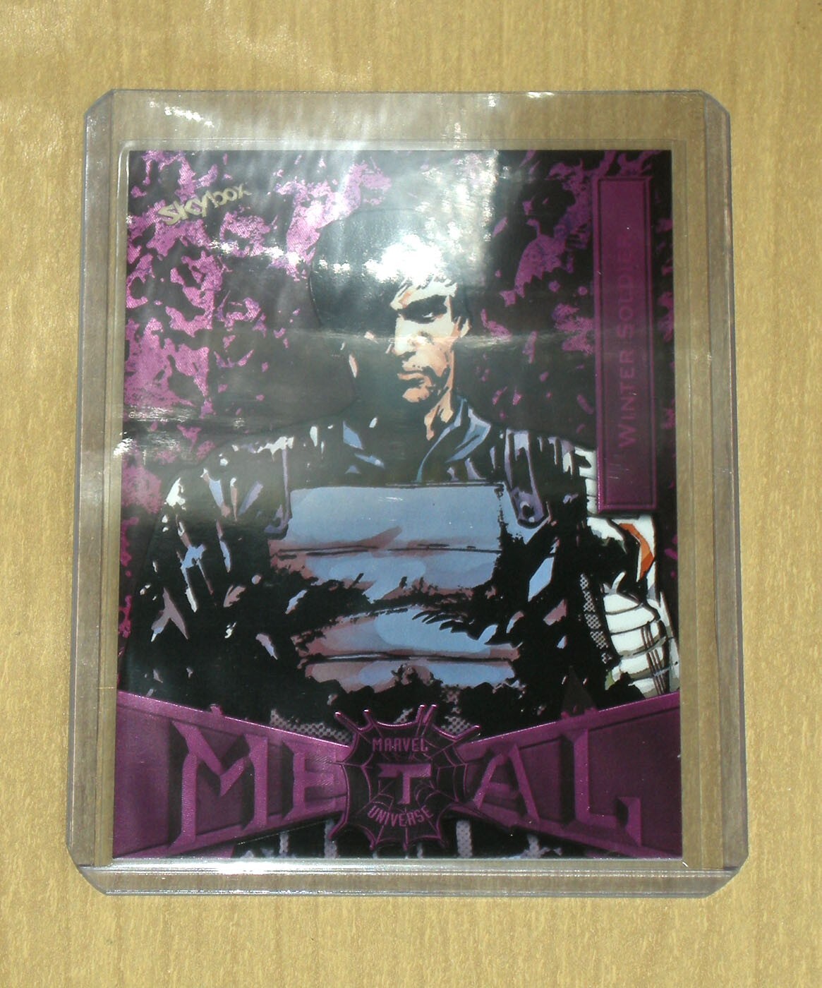 2021 2022 UD Marvel Metal Universe Spider-man PINK F/X WINTER SOLDIER #99 60/75