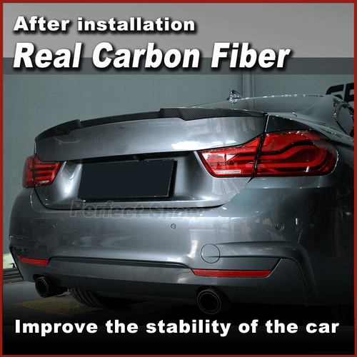 Für BMW F32 Coupe 420i 430i 440i Carbon Heckspoiler Hecklippe Flügel Spoiler Lip - Picture 2 of 12