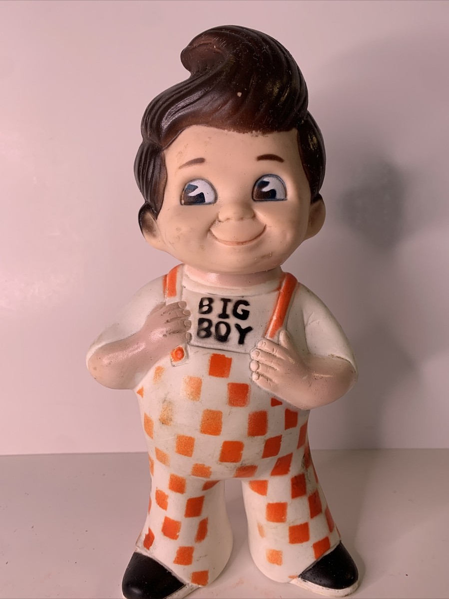 BIG BOY Doll 1970’s ソフビ アメトイ ヴィンテージ Big Boy Restaurants of America Coin Bank Vintage 1973 Advertising