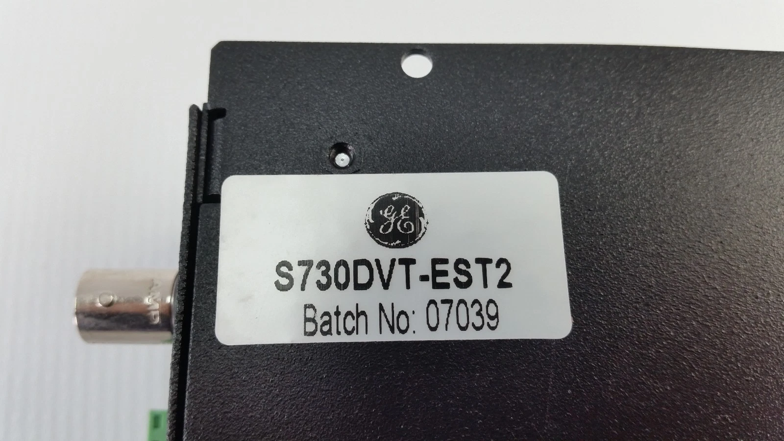 GE manufacturer label reading S730DVT-EST2