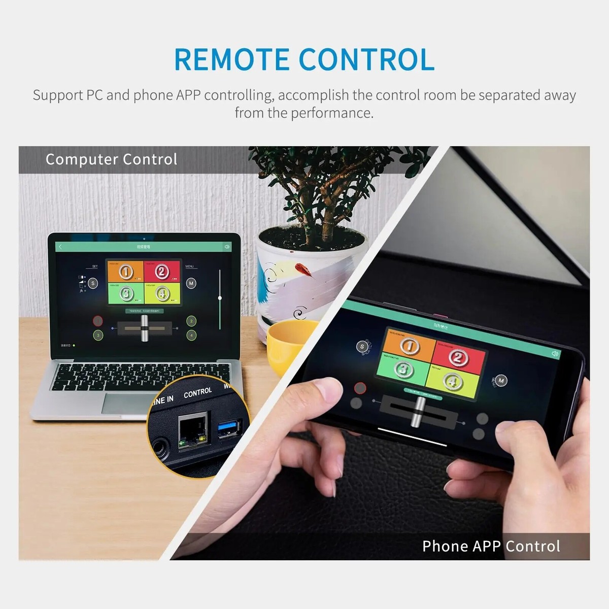 Feelworld LIVEPRO L1 PLUS 4K Multi-Camera Video Mixer