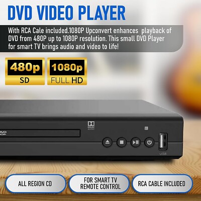 PHILIPS DVDプレーヤー 本体 PLD1000/P7 Philips DVD Player for Smart TV. Compatible with CD, DVD, MP3 +