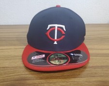 Minnesota Twins MLB New Era 59Fifty Authentic Collection Hat Size 7 1/2.