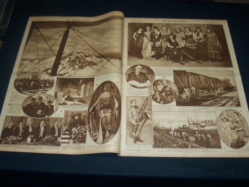 1920 FEBRUARY 15 NEW YORK TIMES PICTURE SECTION - GASSED BY SARGENT - NT 8773 - Picture 2 of 7