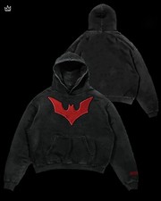 batman embroidery hoodie