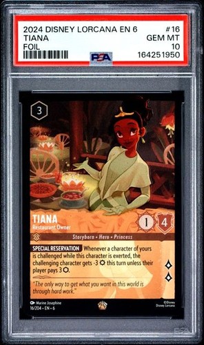 Tiana - Restaurant Owner graded PSA 10 for sale on eBay