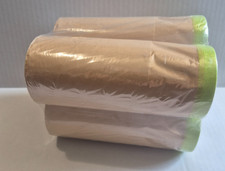 Pre-Taped Masking Paper for Painting, 12 Inch X 50 Feet Tape and Drape Painters