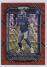 2022 Panini Prizm Rookies Red Wave Prizm 19/149 Malcolm Rodriguez #350 11nu