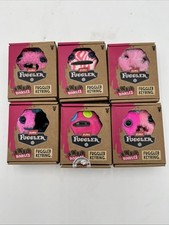 ZURU COMPLETE SET of 6 FUGGLER BABY PINKLES, 3.5" FUGGLER Keyring, NIB