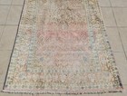 Rare Hand Knotted Vintage Kashmir Kashmiri Pictorial Silk Area Rug 5.2 x 3.2 Ft — photo 5