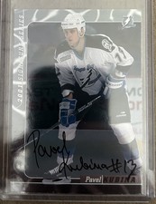 2000-01 ITG Be A Player Signature Series Auto Pavel Kubina #54 Autograph BAP