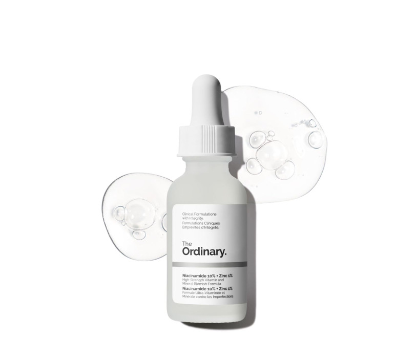 The Ordinary Niacinamide 10% + Zinc 1%, Smoothing Serum for Blemish-Prone Skin