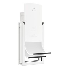 Aluminum Frame XL Dog Door - Up to 180 LBS, Double Soft Flaps with Magnetic C...