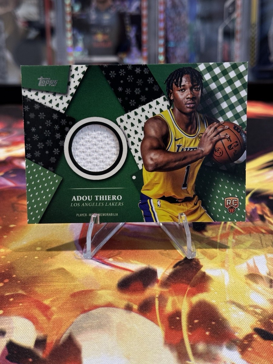 Adou Thiero 2025 Topps Holiday Basketball Relic #HR-31 Rookie
