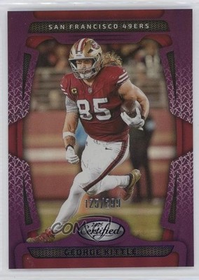 2025 Certified Mirror Purple /299 George Kittle #88 5y7
