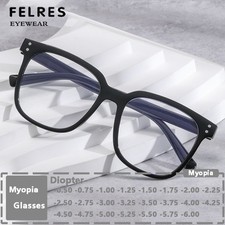 Occhiali da sole uomo donna TR90 anti luce blu quadrati miope classici semplici