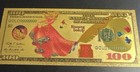 24k Gold Foil Plated Aurora Sleeping Beauty Disney Princess Banknote Collectible — photo 1