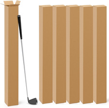 5 Pcs 4"L X 4"W X 48"H Golf Club Shipping Boxes Tall Corrugated Boxes Cardboard