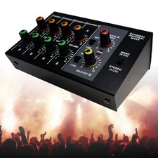 Table de mixage audio 8 canaux petit mélangeur console  son portable pour