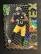 2025 Panini Donruss Kaleb Johnson Rookie Vortex #5 Pittsburgh Steelers