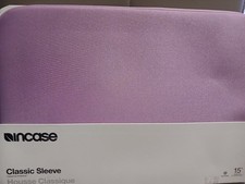 Incase Classic Sleeve Housse Classique 15" Mac Book Case Mauve Orchid New