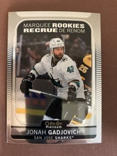 2021-22 21/22 Platinum Marquee Rookies #247 Jonah Gadjovich San Jose Sharks