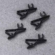 10pcs Lapel Lavalier Clip Microphone Clip for Online Karaoke Speech Lectures