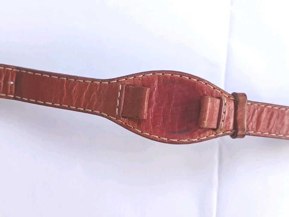 Correa de puño original de cuero genuino Fossil para dama Foto 3 de 4