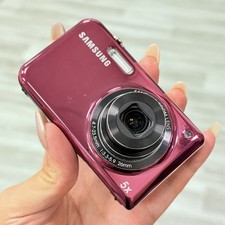 Samsung PL170 16.1MP 5x Zoom Dual Screen LCD Selfie Digital Camera Red