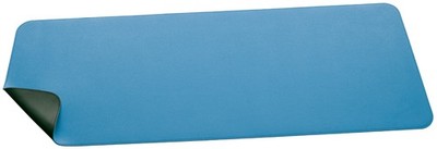 sigel Schreibunterlage Lederimitat rollbar blau/grau