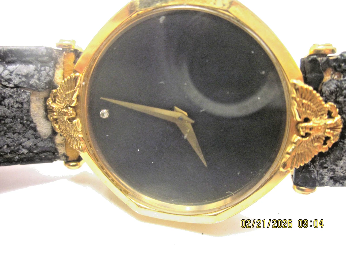VINTAGE FRANKLIN MINT 10K EAGLE MENS WATCH SWISS MADE | eBay