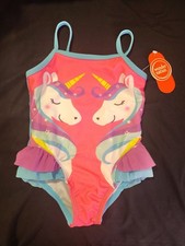 Wonder Nation Unicorn Girl's Bathing Swim Swimming Suit Size 2T New