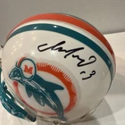 Dan Marino Signed Ridell Mini Helmet Miami Dolphins NO BOX